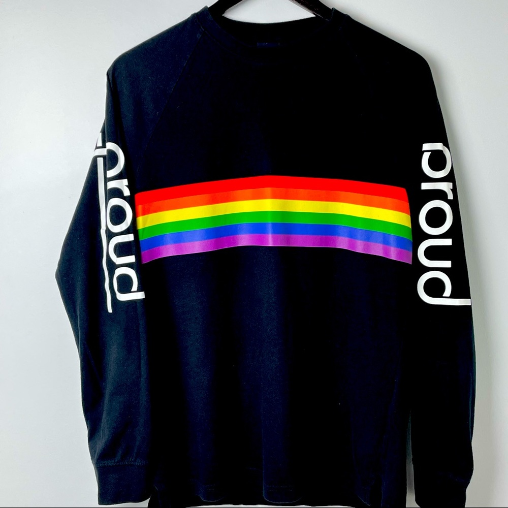 H&M 'Proud X' Tee--Size Small Excellent condition. Long Sleeved